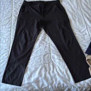 Fabletics Black Dress Pants Elegant Straight-Leg